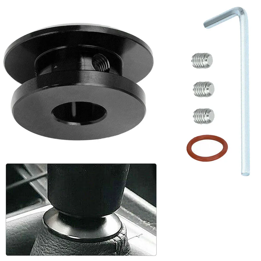 

12MM Shift Knob Boot Retainer Adapter Limiter For Manual Gear Head Shifter Lever