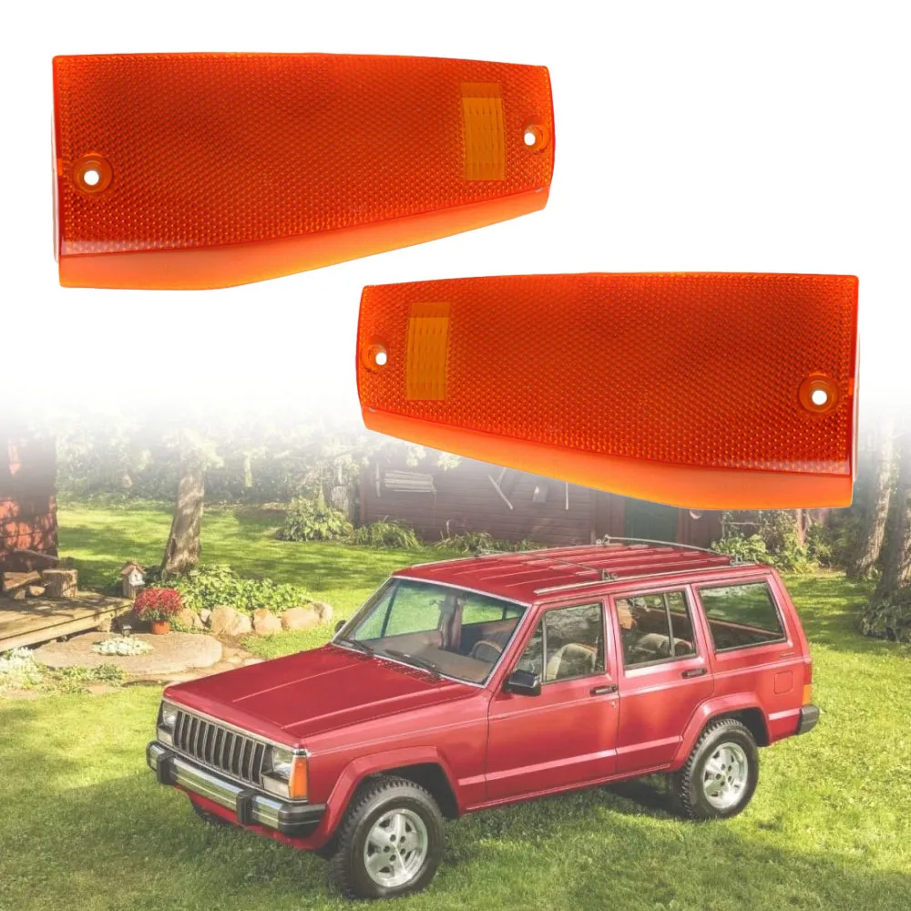 

Car Side Marker Lamp without Bulb 56000110 56000111 For Jeep Cherokee Base Briarwood Classic Limited Pioneer Wagoneer