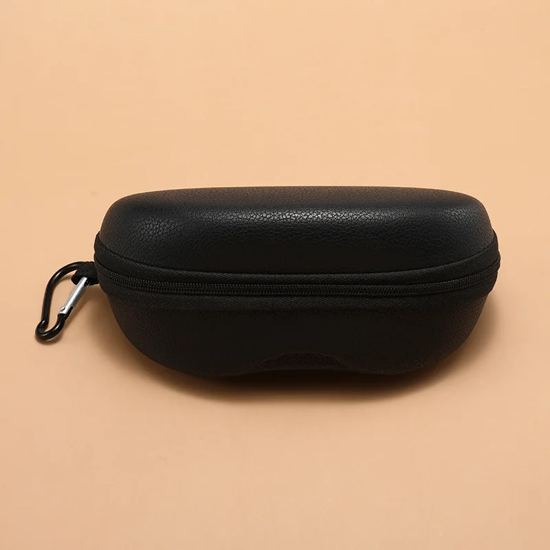 Fashion zippered eyeglass storage box with large space and soft shell - sunglasses case