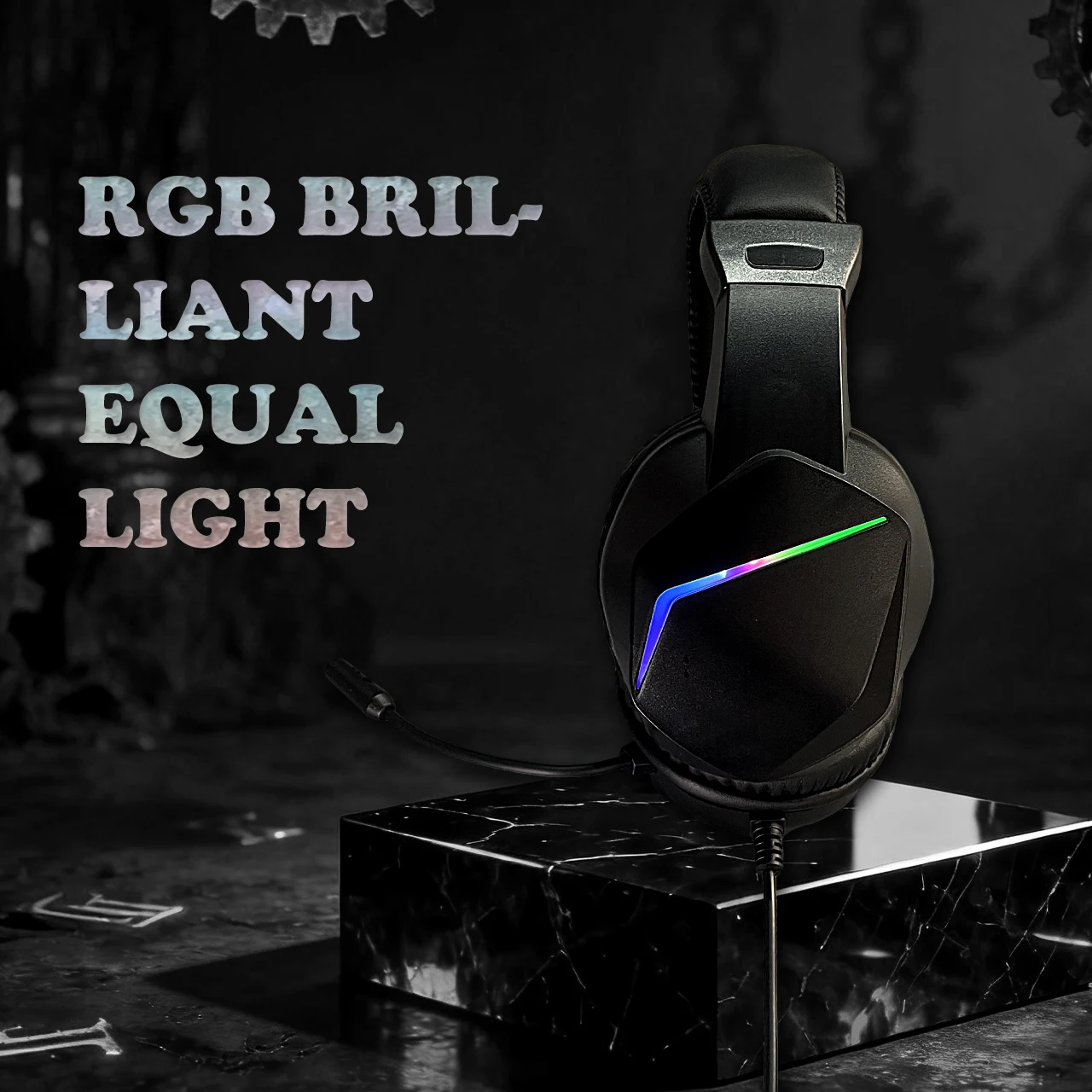 سماعات رأس سلكية H21 للألعاب والكمبيوتر والموسيقى تناسب الدورات عبر الإنترنت والمؤتمرات وأعياد الميلاد. يعمل مع PS4/PS5/Xbox/Switch/