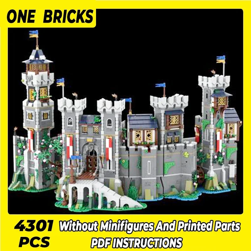 Moc Building Blocks Modular Castle Model Falcon Fortress Technical Bricks DIY Assembly Construction Toys For Child Holiday Gifts