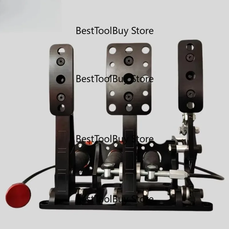 

High-quality numerical control aluminum floor-mounted 3-pedal kit - adjustable brake bias for racing and performance cars