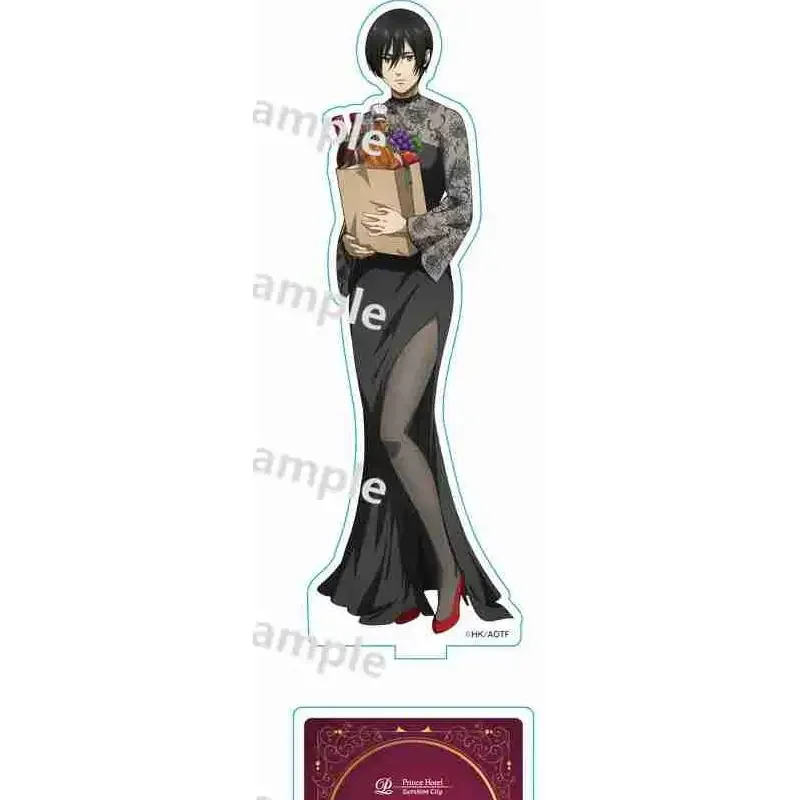 Game Armin Arlert Eren Yeager Mikasa Ackerman Levi Acrylic Stand Doll Anime Figure Model Plate Cosplay Toy for Gift
