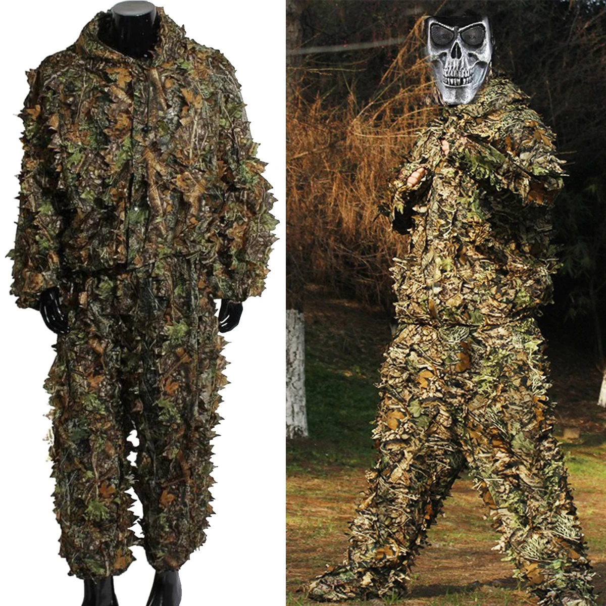 

Мужской, женский и детский уличный маскировочный костюм, камуфляжная одежда, костюм для джунглей, CS Training Leav