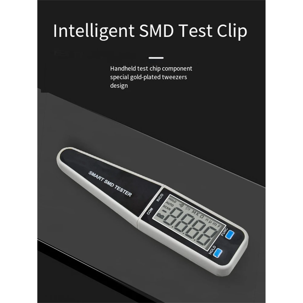 

ABDW-Digital Smart Tweezer SMD Tester Meter Capacitance Inductance Resistance Continuity Diode Test Measurement Tools