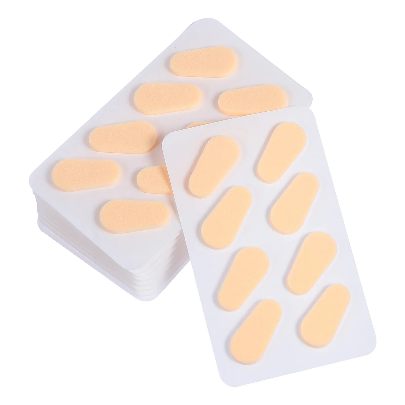 

40 пар противоскользящих накладок на носоупоры для очков, премиум-класс, из губчатого материала, комплект для ремонта очков, для пластиковых и металлических оптических оправ