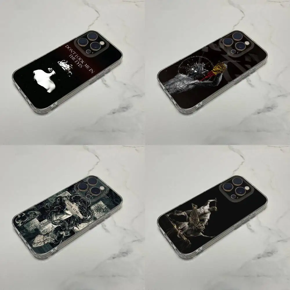 

Medusa Greek Mythology Look At Me Phone Case For iPhone 16,15,14,13,12,11 Plus,Pro,Max,XR,XS,Plus,E,SE4,Mini Transparent Cover