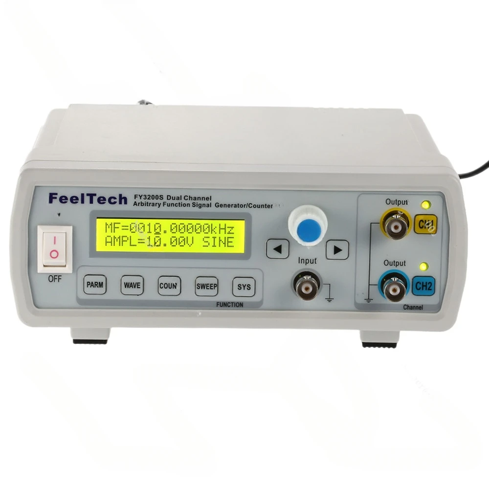 

Digital DDS Function Generator Dual-channel 6MHz Arbitrary Waveform/Pulse Frequency Signal Generator