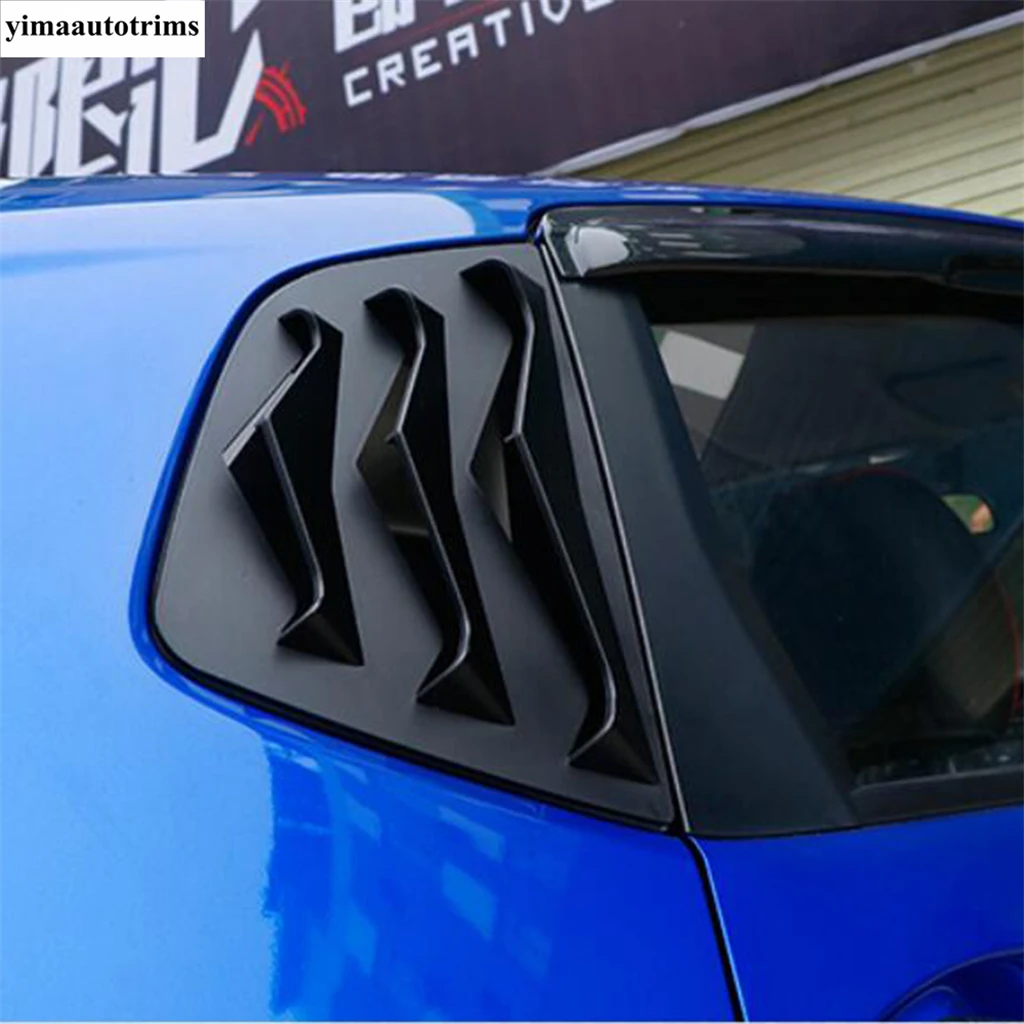 

Black Rear Window Shutter Louver Sun Shade Side Air Vent Panel Decoration Cover Trim Accessories For Honda FIT JAZZ 2014 - 2020