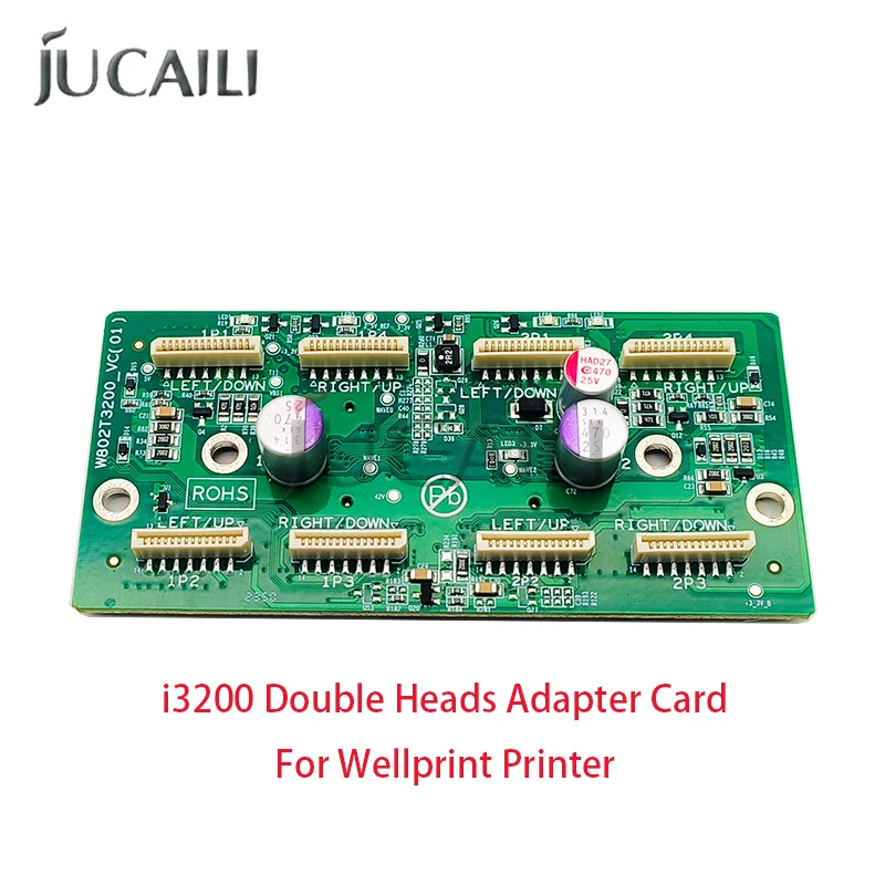 

Адаптерная карта JUCAILI i3200 с двумя разъемами – для принтера Wellprint – плата-коннектор для печатающей головки i3200 – запчасть для широкоформатного принтера
