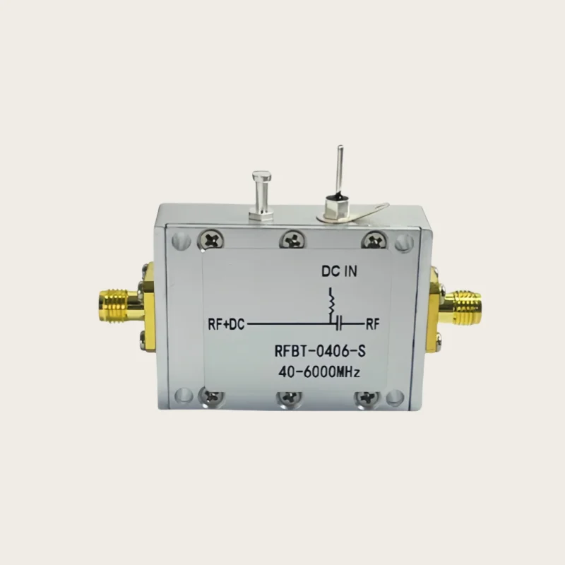 SMA Biaser Coaxial Feed 0.04-6G 40-6000MHz for Wireless Communication Radar Satellite Communication System