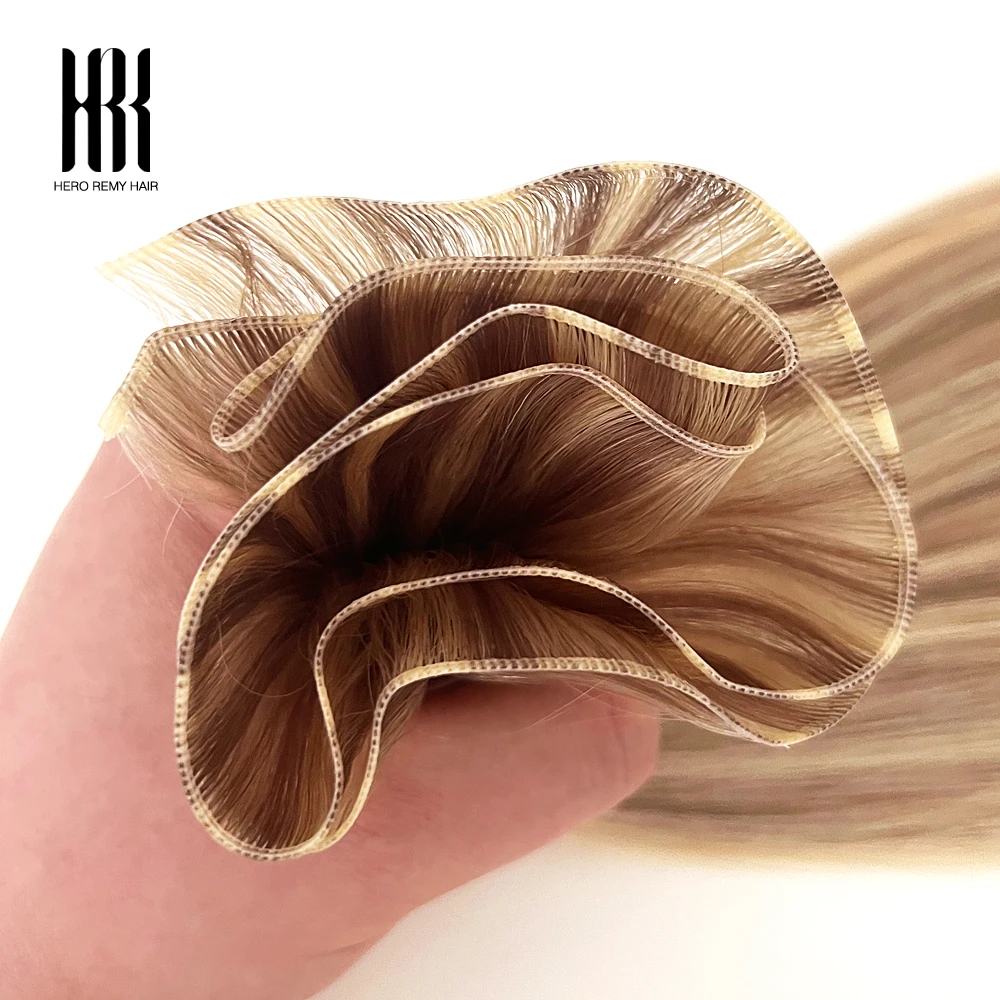 Genius Weft 100G/stk Echt Remy Menselijk haar Recht Onzichtbare Chinese Hair Extensions Haarbundels Voor Vrouwen Haar Weave 16-22 inch - afbeelding 2