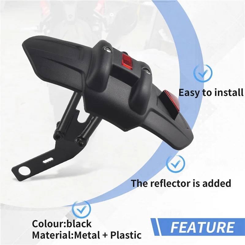 

A03E-Motorcycle Rear Fender Mudguard Splash Guard Cover For Triumph Tiger 800 XC XRX XCA XRT Tiger 850 660 Sport 900 GT LOW