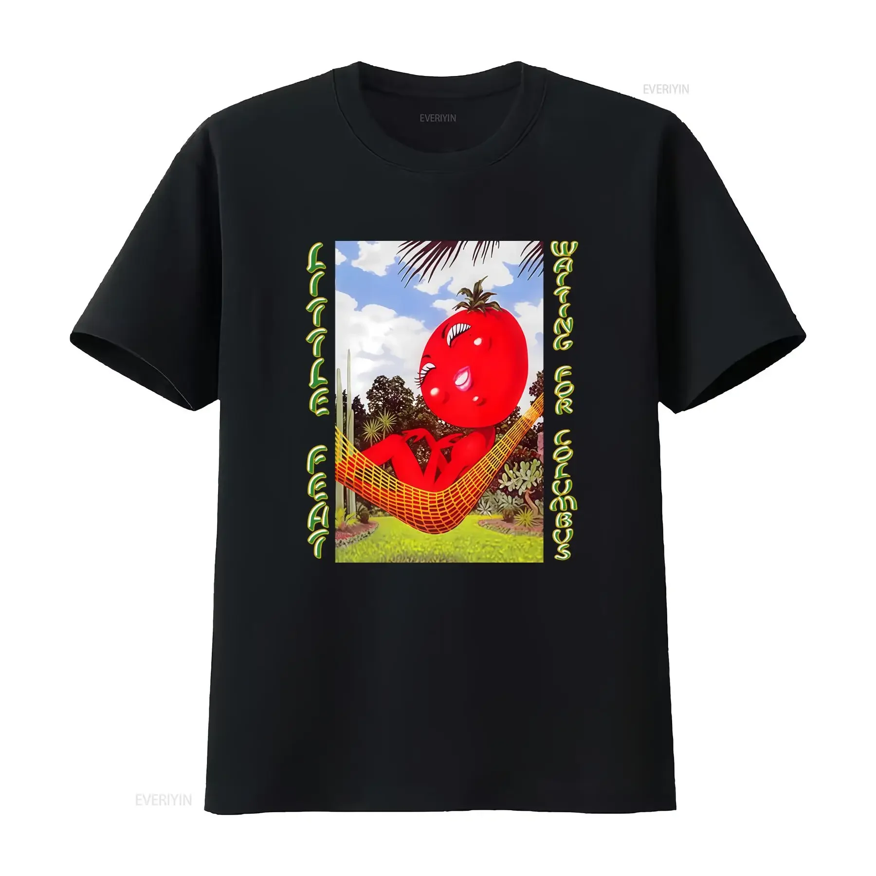 Little Feat Waiting For Columbus T Shirt Fun Tomato Design Sizes S 4XL Perfect Fans MR018 vintage Washed Breathable streetwear
