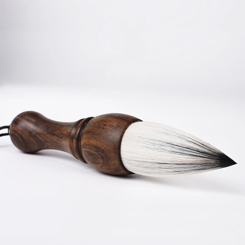 Short Shafted Hopper Shapped Brush Large Character Couplets Writing Brush Calligraphy and Traditional Chinese Painting Supplies