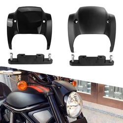 Motorcycle Gloss/ Matte Black Short Front Mask Headlight Fairing Cover For Harley V-Rod Night Rod Muscle 2002-2011 2012-2017