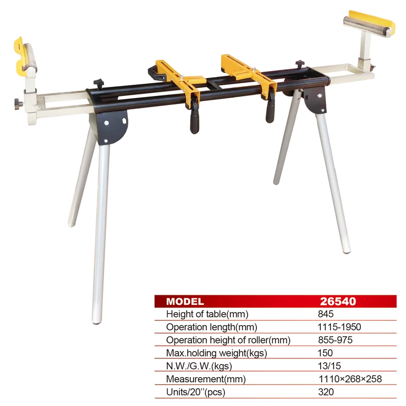 New 26540 Miter Saw Stand Miter Saw Stand Compact for Easy Transport Portable