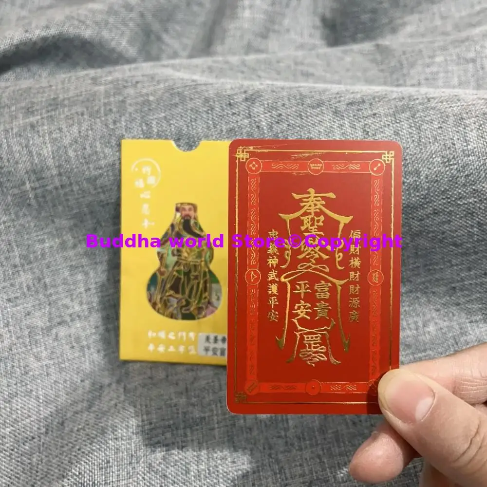 2025 جيد آسيا الطاوية البوذية ZAHGN TIAN SHI السلامة PING AN بوذا الشكل تميمة فعالة طرد الشياطين طرد الأرواح الشريرة