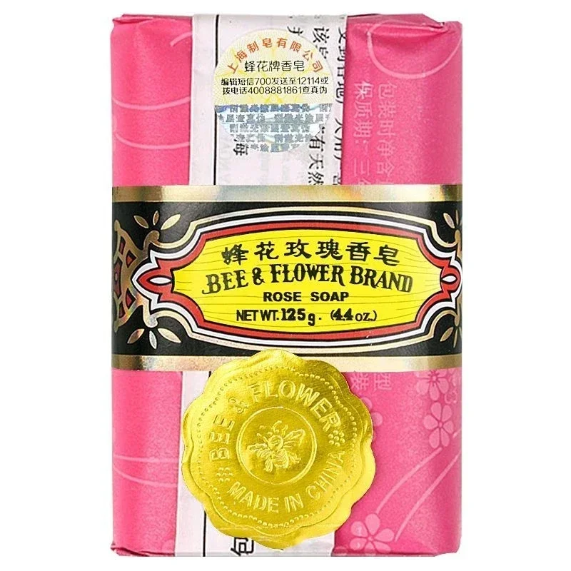 Sabonete Sândalo Jasmim Rosas, Sabonete Geral, Clean to Mites Family, Flores de Abelha, 125 g