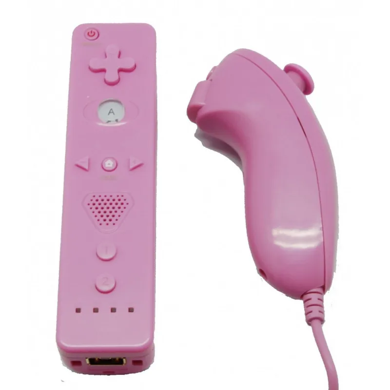 Pack Wiimote (motion Plus) + Nunchuck   *COMPATIBLE*  [Wiimote + Nunchuck] Pink