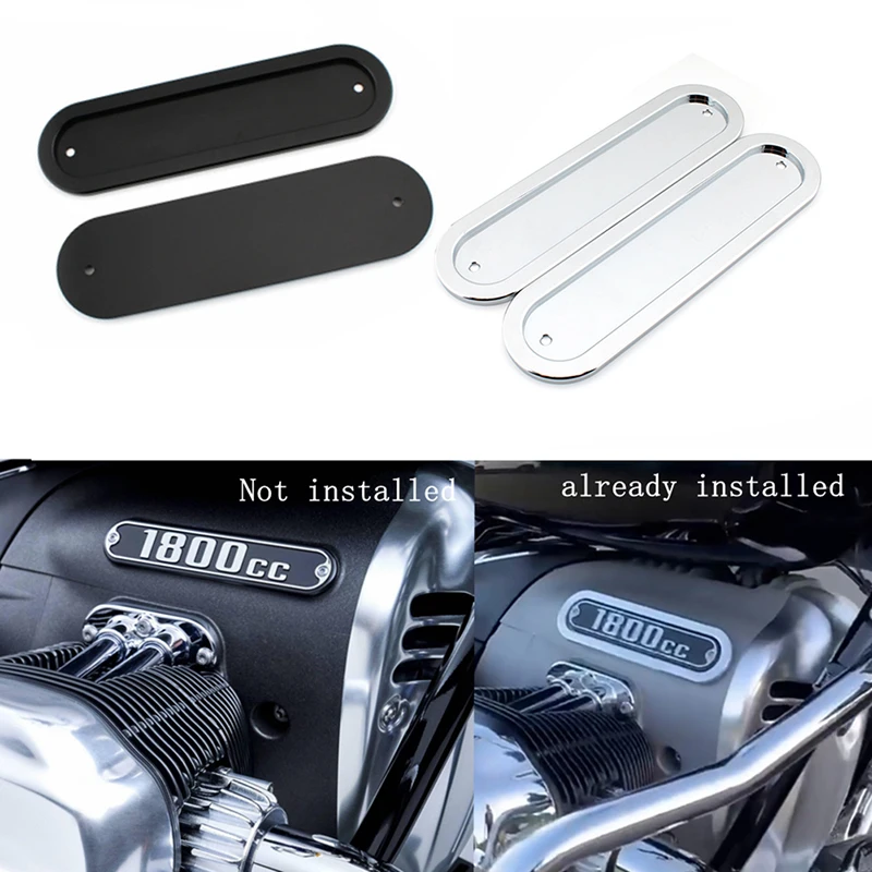 

2PCS for BMW R18 R 18 2020 2021 2022 Motorcycle Engine Side Sign Decorative Cover Aluminum Accessories