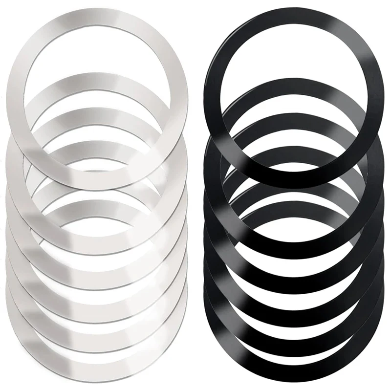 

Universal Magnetic Metal Plate Ring For Samsung iPhone Magsafe Wireless Charger Car Phone Holder Sticker Round Magnet Patch