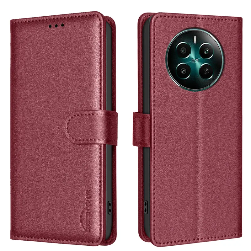 حافظة لهاتف Realme 14X 5G حافظة لهاتف OPPO Realme 13 12X 11X 12 Pro Plus 5G 4G حقائب حماية للهاتف من الجلد