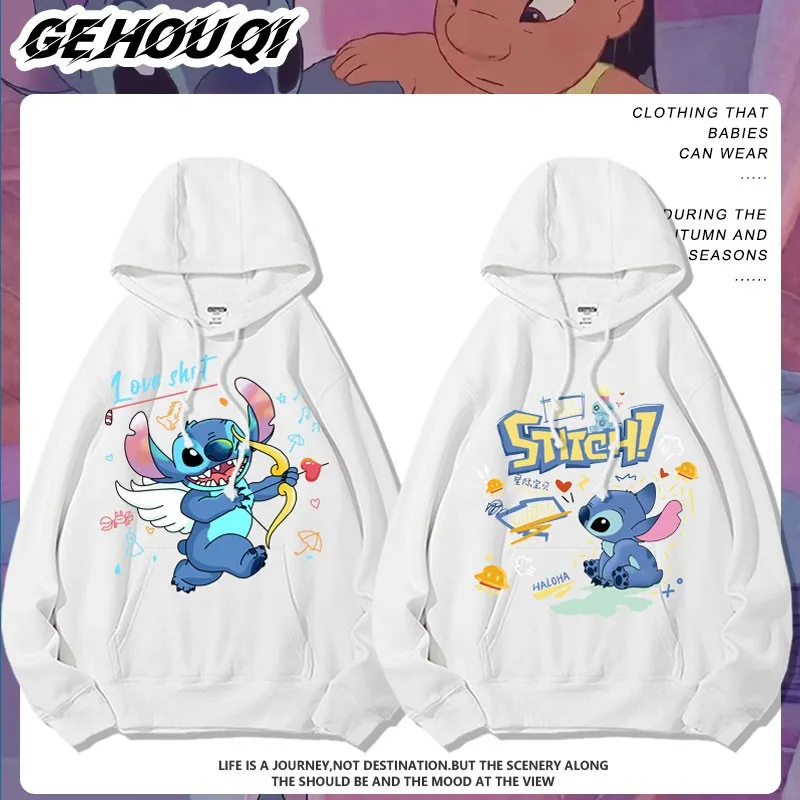 

Stitch Joint Hoodie Male Fall Disney Animation Peripheral Coat Stitch Boy Printed Clothes