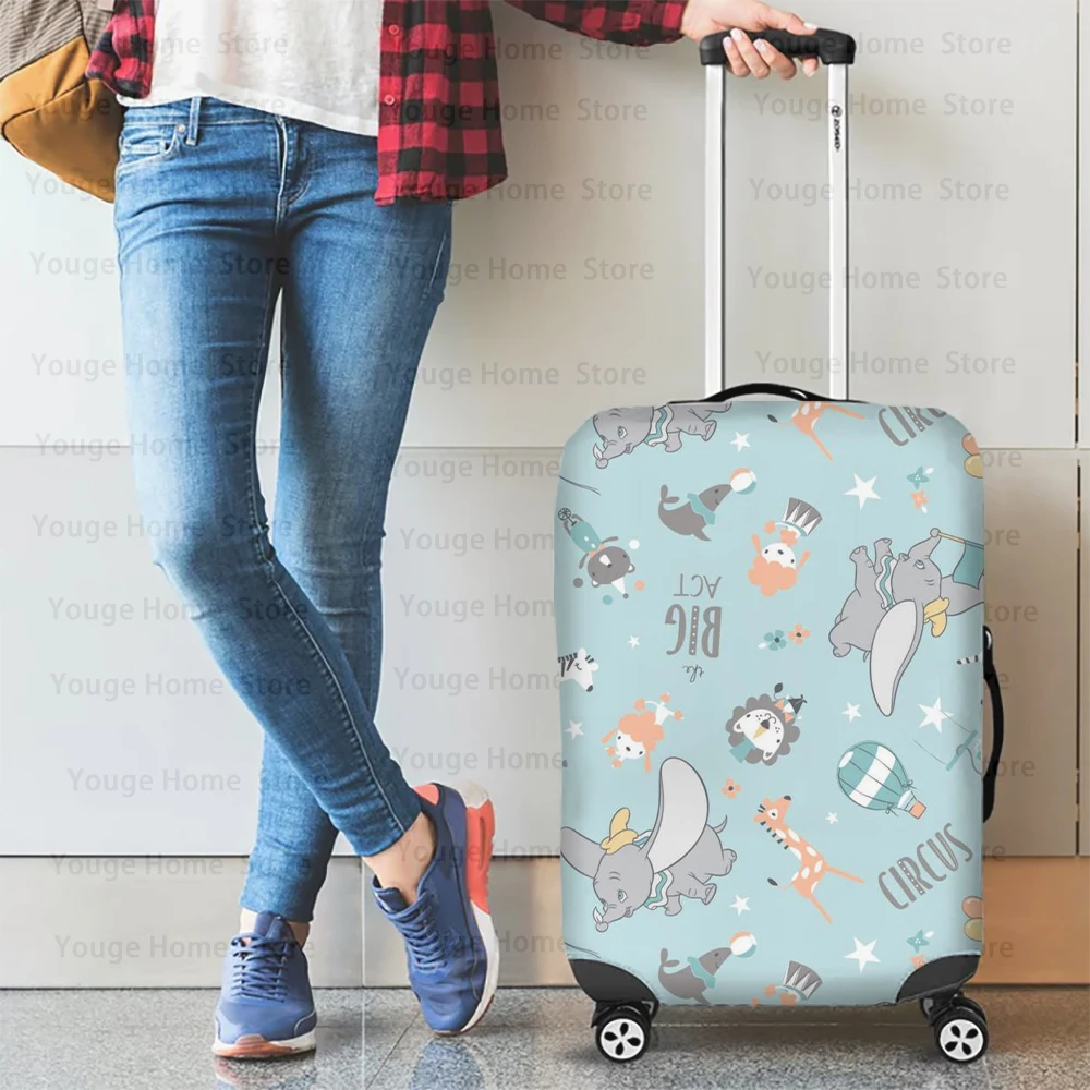 New 18-32 inch luggage protective cover trolley case protective cover Disney Dumbo print stylish simple suitcase dust cover