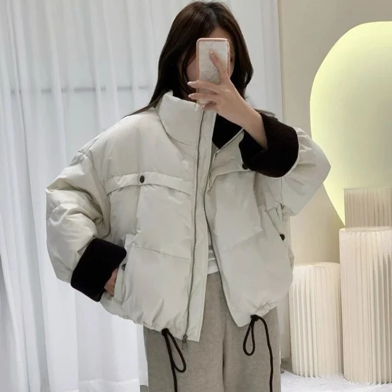 

Beautiful Comfortable Short Down Cotton-padded Clothes for Women's Winter New Thickened Loose Warm Small Cotton-padded Jacket