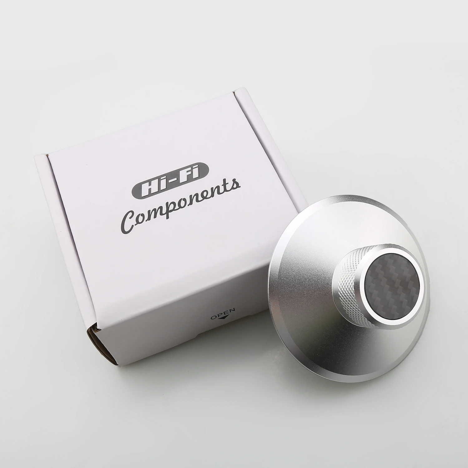 Record Weight Clamp This pressure town made of aluminum keep the discs from shaking and reduce vibration