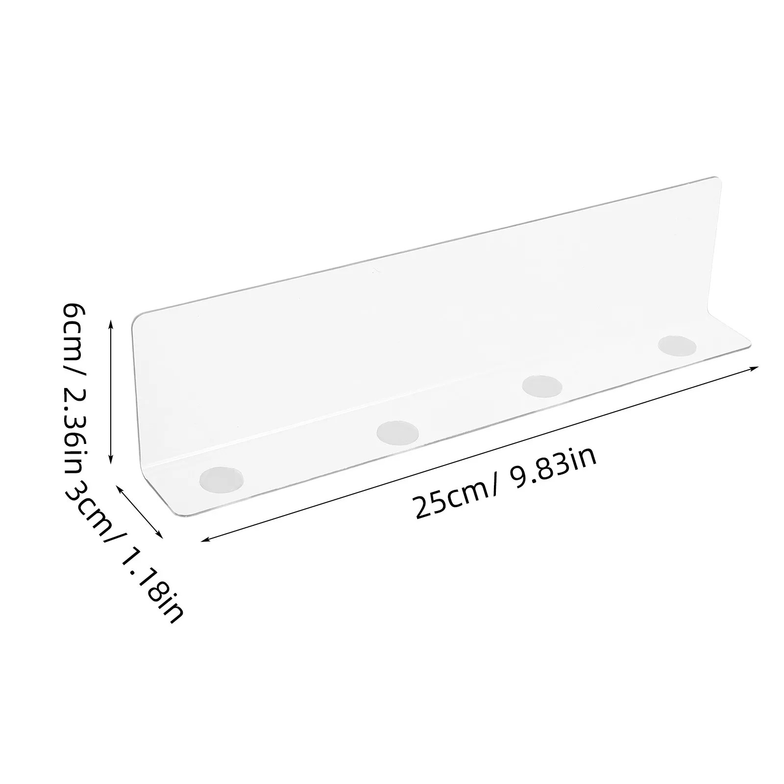 8Pcs Acrylic Clear Shelf Dividers Closet Organizer Adjustable Transparent Separators for Clothing Accessories Blankets Handbags