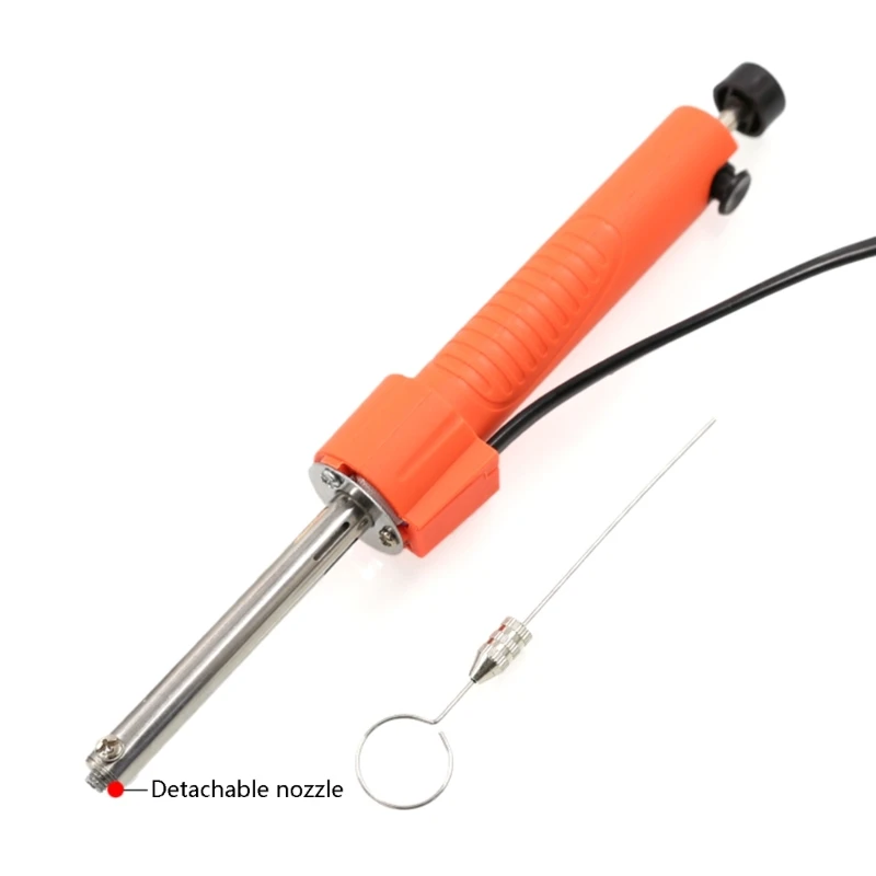 Hand-held Electric Desoldering Iron Solder Sucker Welding Desoldering Sucker Heat Resistant Suction Nozzle