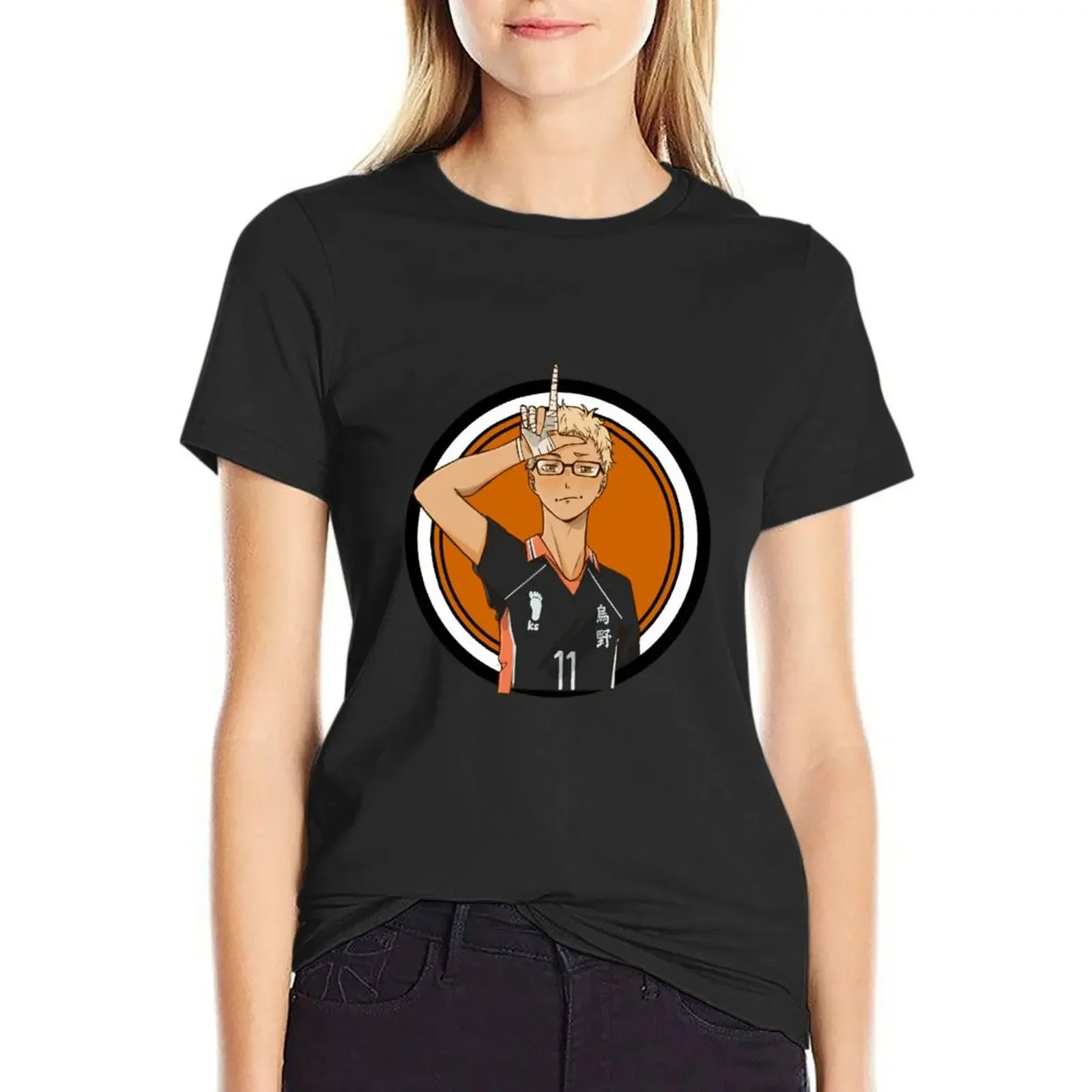

Take the L Tsukki T-Shirt cute clothes quick drying funnys workout t shirts for Women