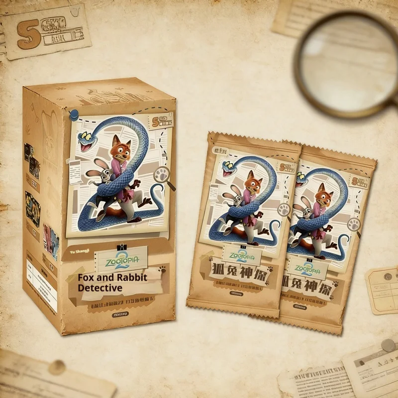 

Disney Zootopia 2 Rabbit Detective Platinum Edition Judy Hopps Nick Wilde Anime Merchandise Collectible Cards Trendy Toy Gift