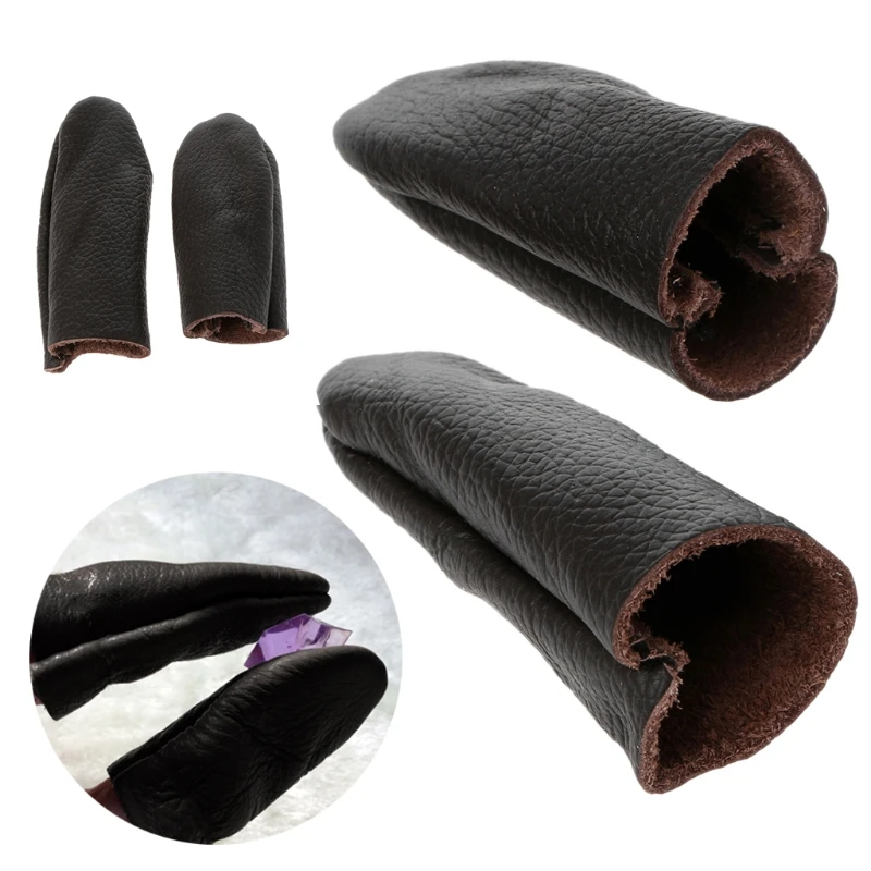 1 P Needle Felting Faux Leather Protectors Finger Tools For Hand Craft image 3