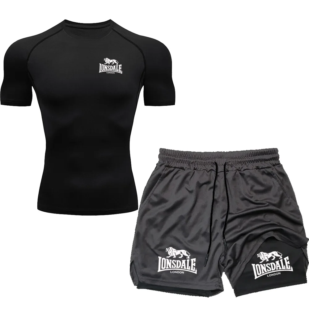 Мужские шорты LONSDALE с множеством карманов, пляжные шорты для спорта и отдыха, футболка для тренировок на открытом воздухе, комплект для занятий спортом в зале, для бега, джоггинга, футболка Мужские шорты LONSDALE с множеством карманов, пляжные шорты для спорта и отдыха, футболка для тренировок на открытом воздухе, комплект для занятий спортом в зале, для бега, джоггинга, футболка