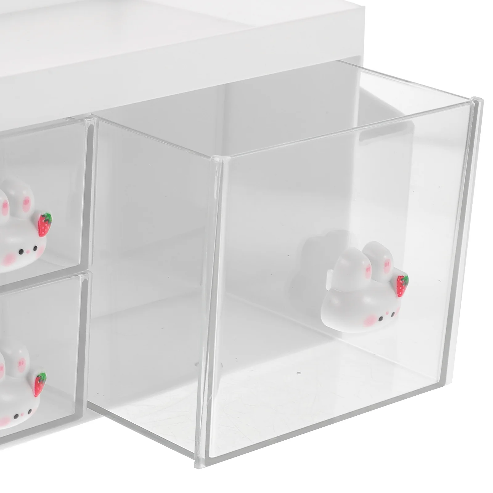 

Plastic Desk Organizer Compact Stationery Storage Rack with Large Capacity for Pens Pencils Markers Office Home