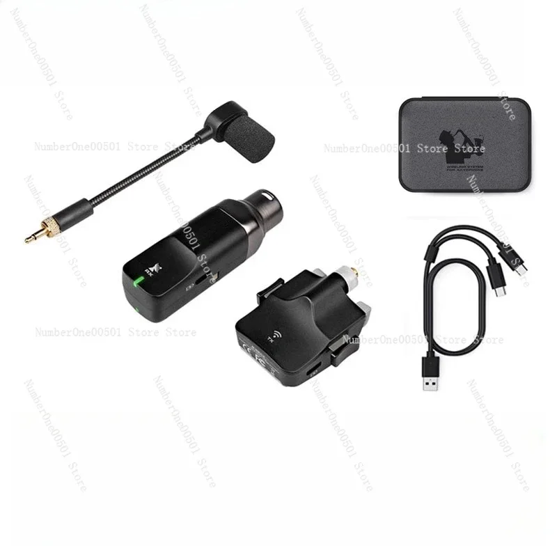 

B6 Sax Wireless Microphone Pickup Portable Audio Monitoring with Charge Storage Case.LBW095.