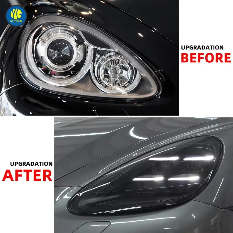 2024 Matrix LED Head Lamp, High Bright DRL Light, Waterproof Plug and Play Front Lamp 2011-2014
