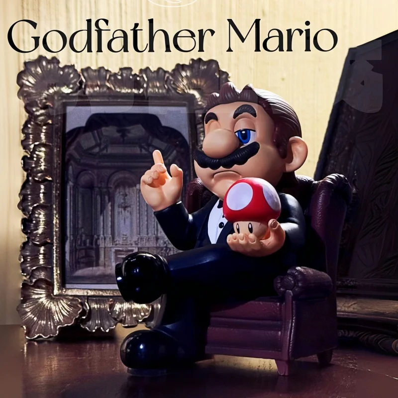 

Super Mario As Joker And The Godfather Pvc Action Figures Toy Model Toys Birthday Gift