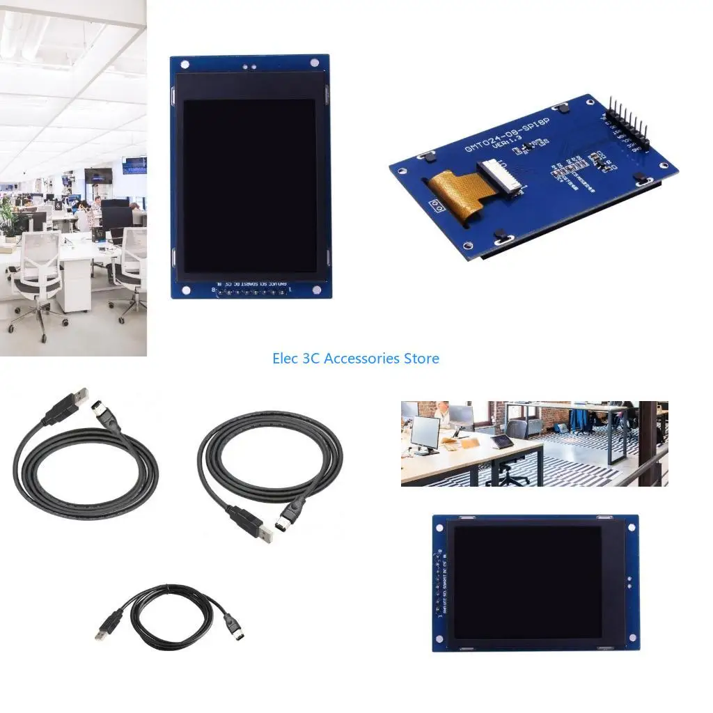 Y51A High Resolution 320x240 2.4"LCD Module Color TFT Display Module Clear & Colorful Displaying Effect Modules 4.7x7.1cm