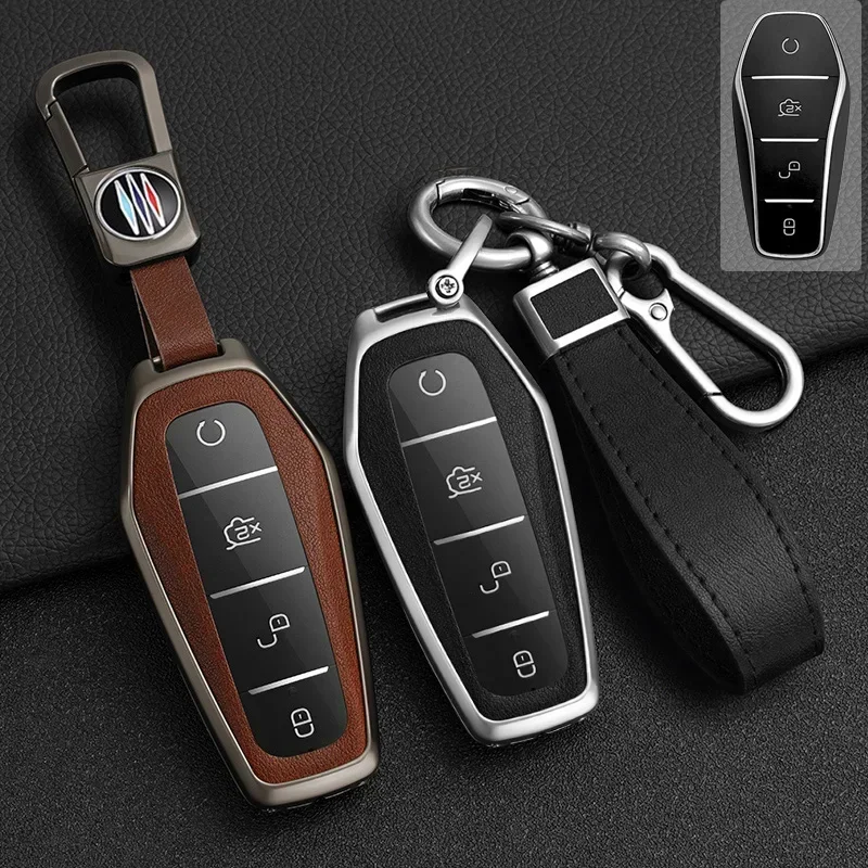 Car Key Case Full Cover Shell Holder Protection For BYD ATTO 3 Tang EV600 Han EV Yuan Song PLUS Pro MAX DMI Qin Auto Accessories