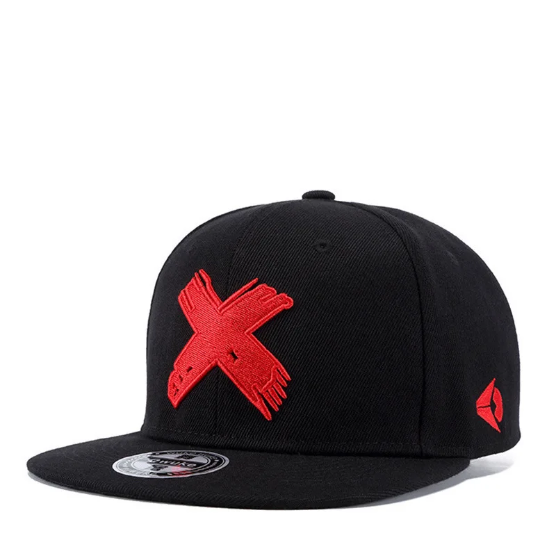 IPC Neue Unisex Einfache Buchstabe X Stickerei Hip-hop Hüte Frühling Herbst Im Freien Einstellbare Casual Baseball Caps Sonnenschutz Hut – Detail 2