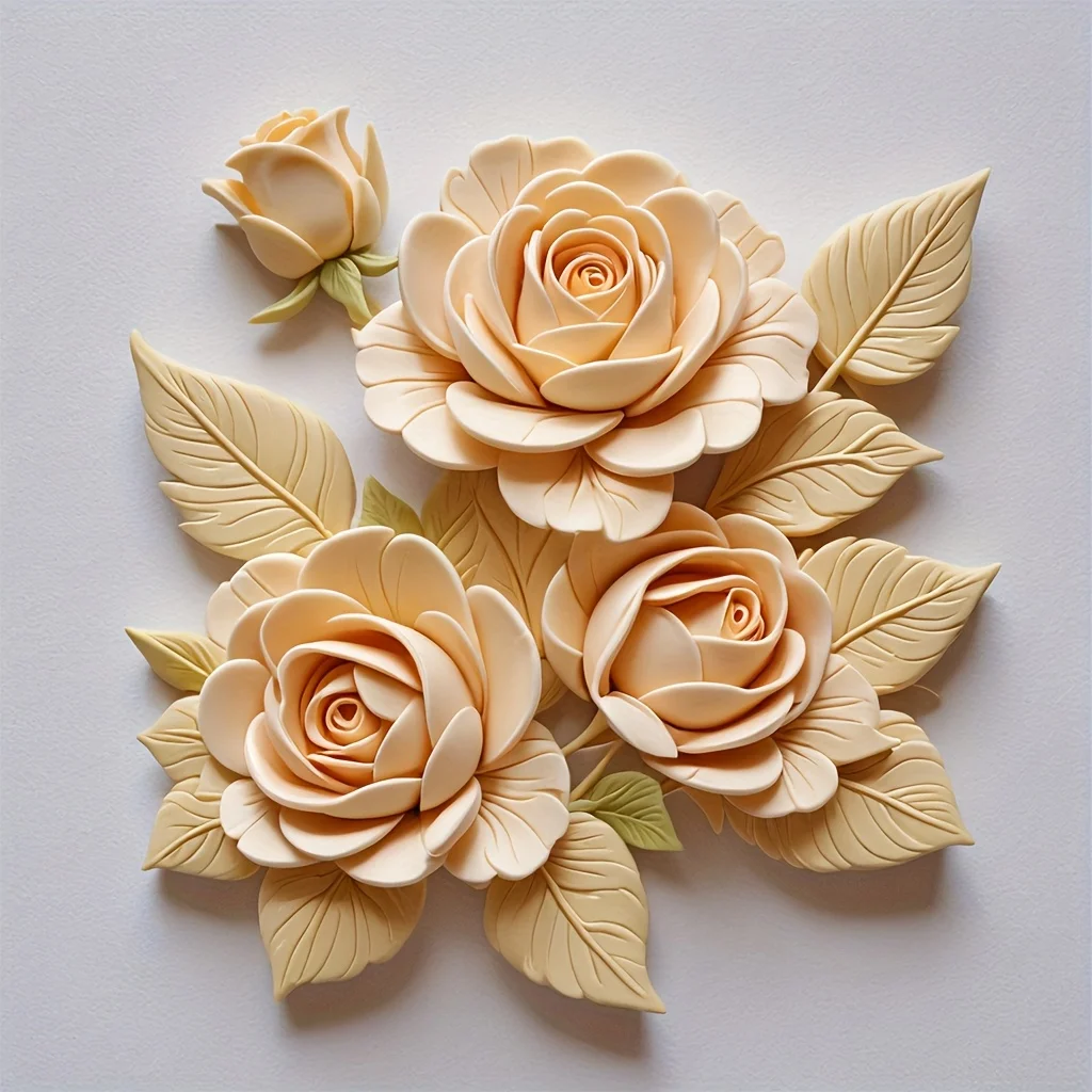 Silicone Fondant Mold, Suitable for DIY Baking Molds of Soft Candy, Chocolate, Cake Decoration, Candy, Biscuits