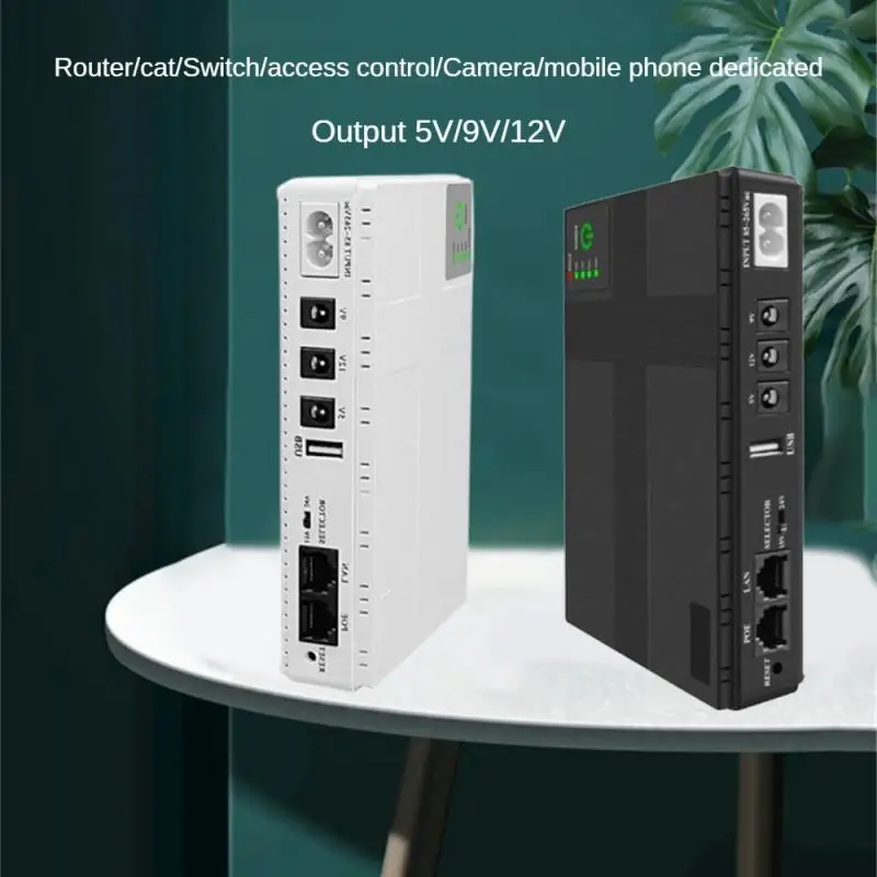 36W 1036P Router 5V 9V12V Optical Cat Monitor Power Backup Mobile Continuous Power Source with Direct Current UPS Power