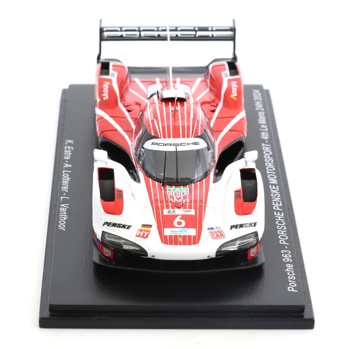 Étincelle 1/43 963 n° 4, n° 5, n° 6 Le Mans 24 heures 2024 modèle de voiture en résine de simulation, jouets pour garçons, ornements de collection pour adultes.