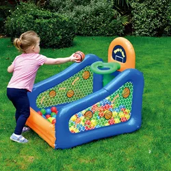 Inflatable Children's Ball Tap Ring Baby Game Pool Rack Kids Playground Equipment Bouncing Castle Outdoor Toys Parque Infantil