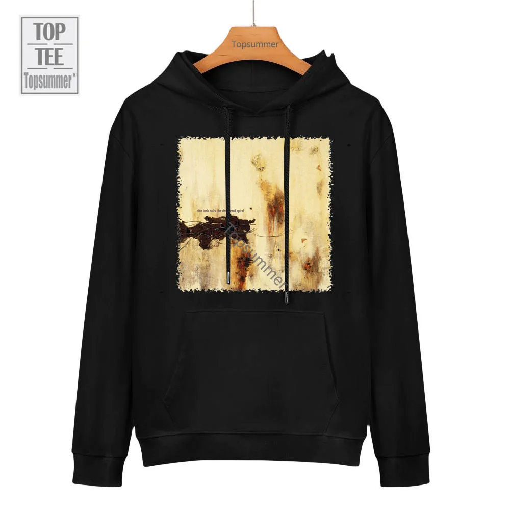 Толстовки с капюшоном с изображением альбома в нижней части, толстовка с изображением девяти дюймовых ногтей, Женская Популярная модная толстовка, Одежда большого размера