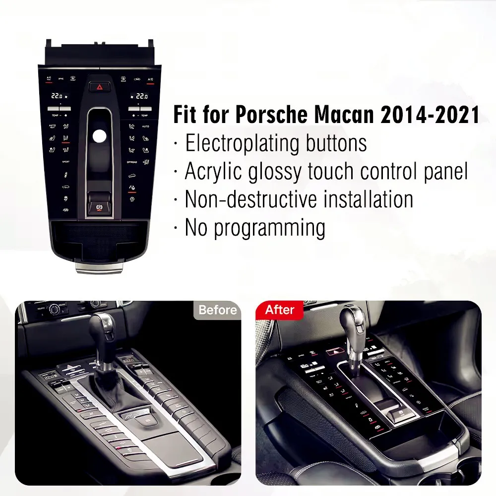 New Porsche Macan LCD Console Saddle Control Panel 2014-2021